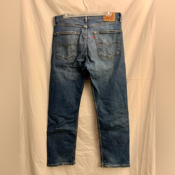 Men's LEVIS 505 Straight Fit ~ Medium Blue Jeans Tag 36 x 30 - Picture 2 of 6